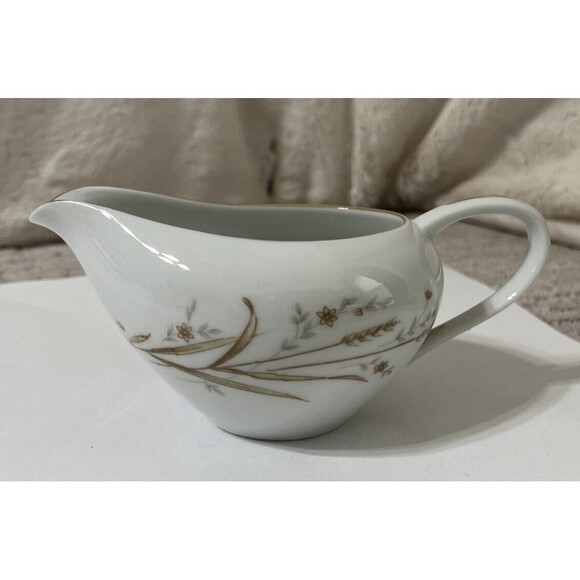Vintage Golden Harvest Fine China Japan Wheat Creamer. Nice!! - Picture 1 of 7
